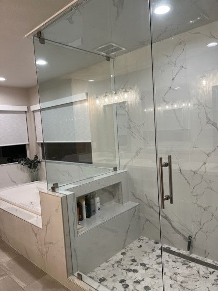 Daily bathroom remodel shower and bath after