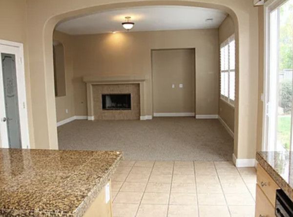 Griffin fireplace remodel before