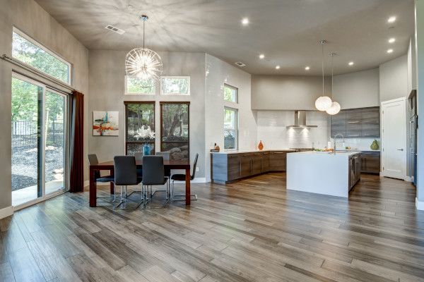 Errante new construction kitchen and dining room