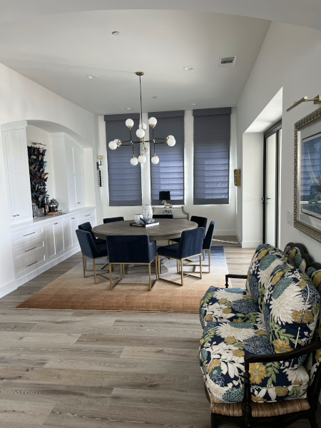 Santa Barbara new construction dining room