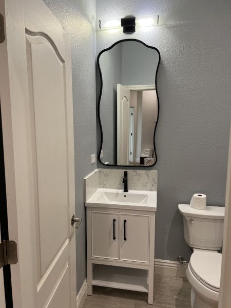 Griffin powder room remodel after