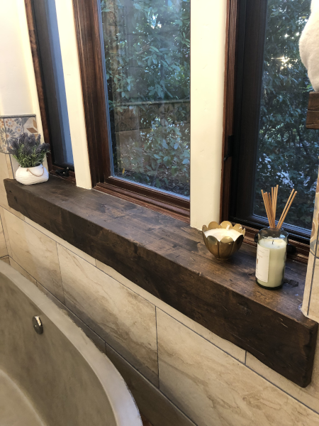 Satterfield bathroom remodel bath sideboard after