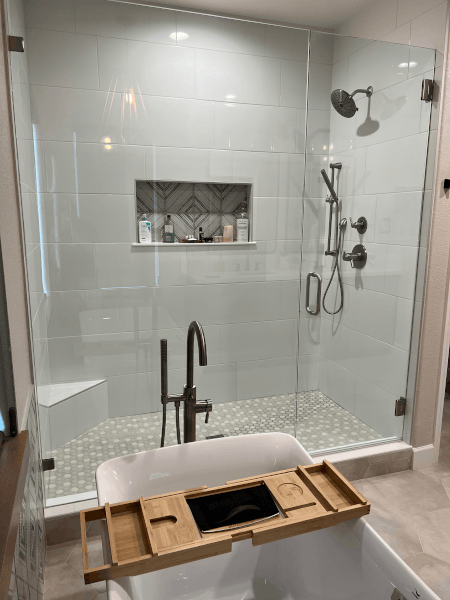 evans bathrrom remodel shower after
